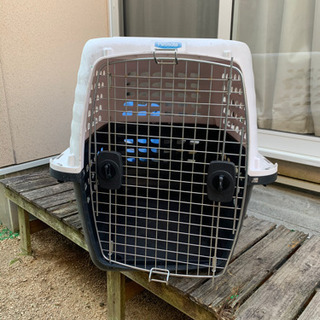 大型犬用両開きバリケンネルの画像