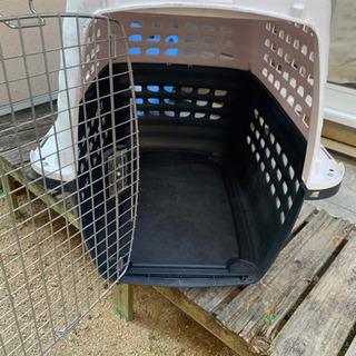 大型犬用両開きバリケンネルの画像