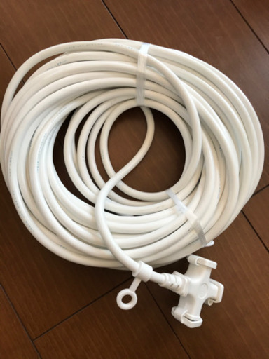 kowa ソフトタイプ延長コード15A 20m 3ツロ シロKGM119-20