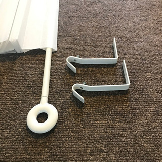 無料 IKEA カーテンロッド　プリーツブラインド　美品！の画像