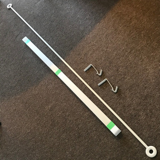 無料 IKEA カーテンロッド　プリーツブラインド　美品！の画像