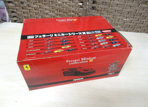京商 組立済み フェラーリ ミニカーシリーズⅢ (3) 組立キット 1:64 20個入り 札幌市 白石区 東札幌