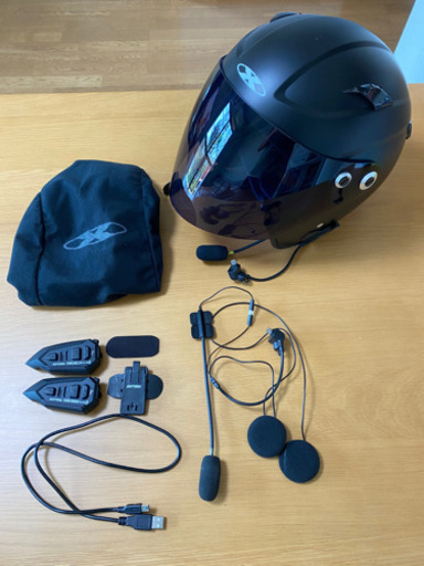 バイク用インカム、ヘルメット