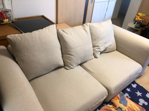 定価7万以上　無印良品　ユニットソファ　クッション3つ付き　無印