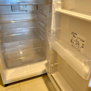 無印良品 2ドア137L 冷凍冷蔵庫 の画像