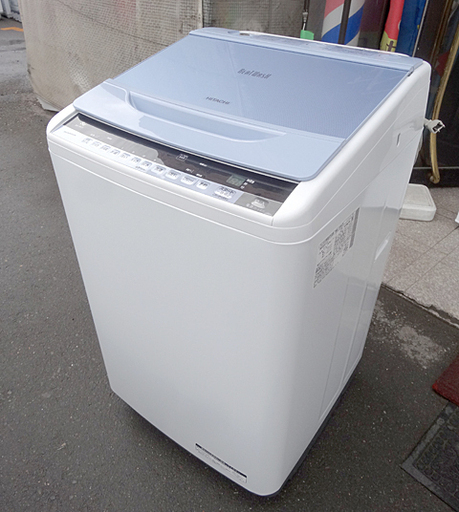 動作済☆HITACHI/日立☆ビートウォッシュ 全自動洗濯機 8kg ■BW-8WV■2016年製
