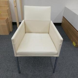 1238 大塚家具　レザーチェア肘掛け付き②