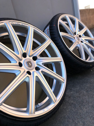 新品未使用クラブリネアロッシ20インチホイールタイヤ付き2本セット