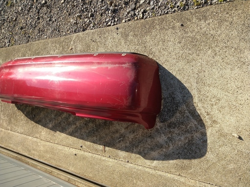 【値下げ】Jzx100チェイサー　純正リアバンパー 赤