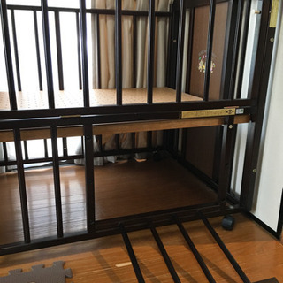 【お取り引き中です】ベビーベッド 赤ちゃん ベッド ベビー用品 出産準備 ベビーサークル 柵の画像