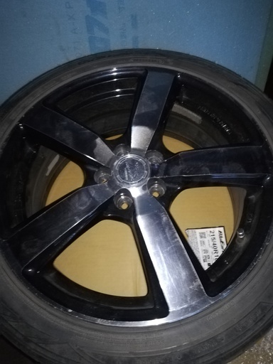 215/45R17 PCD 100　アルミホイール付きタイヤ