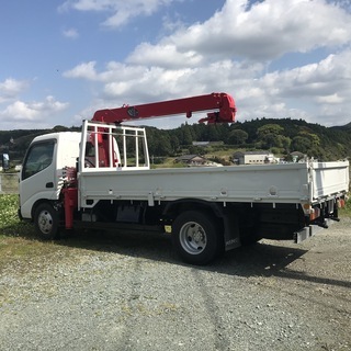 H18 日野 デュトロ 2t (標準ロング) 3段クレーン・フックイン URV263の画像