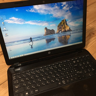 値下げしました HP 15-g034-au win10　すぐに使えます。