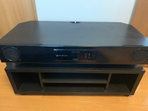 シャープ製　スピーカー付きテレビ台