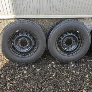 195/80R15 107/105L LT　夏タイヤ 4本　15インチ　ハイエース キャラバンの画像