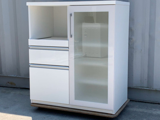 美品！ニトリ レンジボード◇キュリー2◇キッチンボード◇キッチン収納◇食器棚◇レンジ台