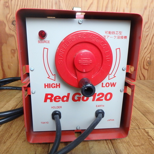 スター電器 アーク溶接機 SSY-121R 電源確認済み 100V スズキット レッドゴー 可動鉄芯型 溶接 交流 ポータブル 電動工具 DIY 中古品 宮城 MAX スター電器 アーク溶接機 SSY-121R 電源確認済み 100V スズキット