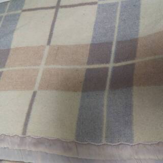 シングル毛布　白