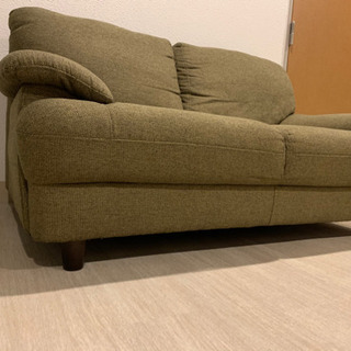 2人がけソファー　取りに来てくれる方限定0円の画像