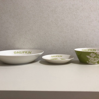 ●お取引完了● 食器 ムーミン谷の仲間たち スナフキン カレー皿 取り皿 ボウル マグカップ の画像