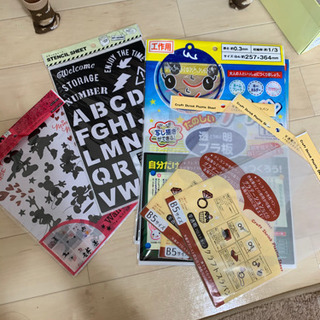 折り紙、プラ板など。の画像