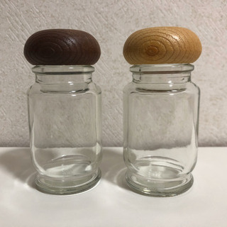 ●お取引完了● キッチン用品 木目調 スパイスボトル スパイス瓶   