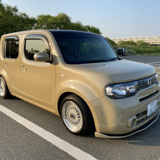 ブラックOK 自社ローンOK ⭐︎日産　キューブカスタム　上級グレード15G 外装内装綺麗の画像