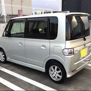 残車検1年半以上！令和3年12月迄！タントカスタム ！地デジ・DVD対応HDDナビ！ の画像