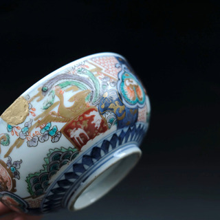 希少◇名作　骨董品　アンティーク　和食器　食器　伊万里柄　京都　...