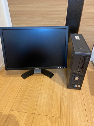最終値下げ。DELL  液晶モニター、パソコン本体、キーボードセット　【中古】