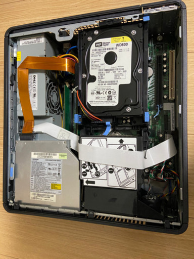 最終値下げ。DELL  液晶モニター、パソコン本体、キーボードセット　【中古】
