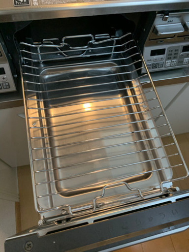 美品　二口ガスコンロ　プロパン