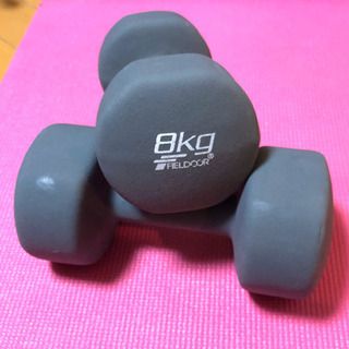 ダンベル8kg×2の画像