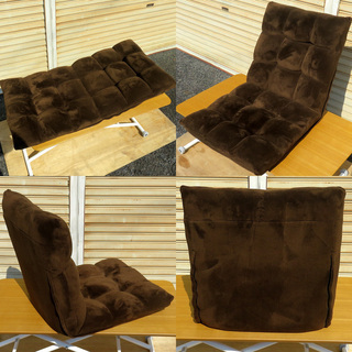 【交渉成立】美品 リクライニング 座椅子 ブラウン 使用期間短い 【500】の画像
