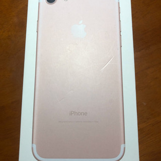 iPhone7 128GB rose gold docomo