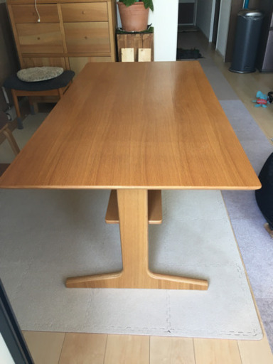 無印　　机　ベンチ付き