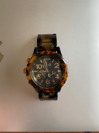 取引中　ニクソン　時計　鼈甲　NIXON  CHRONO 42-20