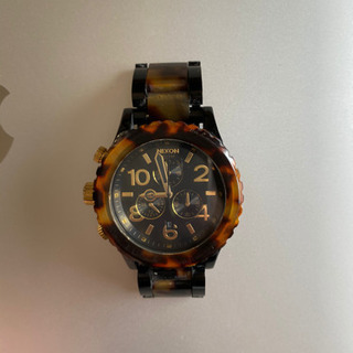 取引中　ニクソン　時計　鼈甲　NIXON  CHRONO 42-20