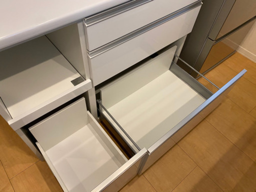 2018年製 食器棚 114 キッチン ボード ダイニング レンジ ナフコ