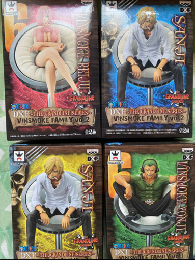 DXF THE GRANDLINE SFRIES VINSMOKE FAMILY レイジュ　サンジ×2 ヨンジ【取引中】