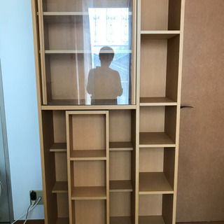 書棚+飾り棚