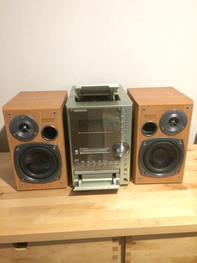 ケンウッド ミニコンポ SL-3MD カセット/MD/CD/AM・FM