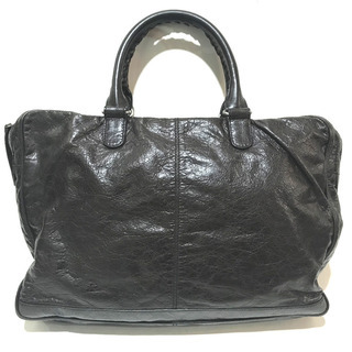 BALENCIAGA バレンシアガ 272405 ビジネスバッグ ミニフォルダー ビジネスバッグ レザー ダークブラウン メンズの画像