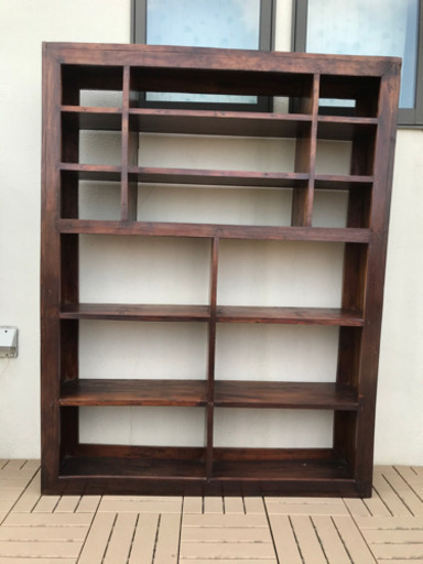 売り切れました☆アジア風？家具  棚  シェルフ