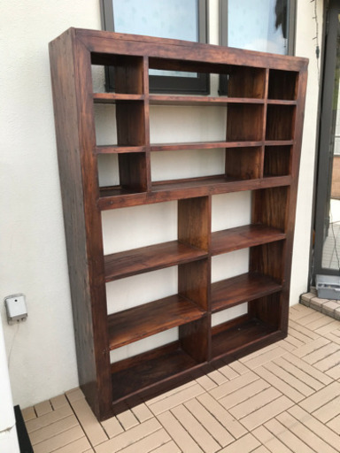 売り切れました☆アジア風？家具  棚  シェルフ