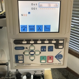 工業用刺繍ミシン　㈱バルダン社製【BEVT-Z301CA】弊社デモ機