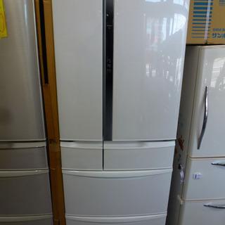 6ドア冷蔵庫 451L 2017年製 パナソニック NR-FVF453-W 400Lクラス