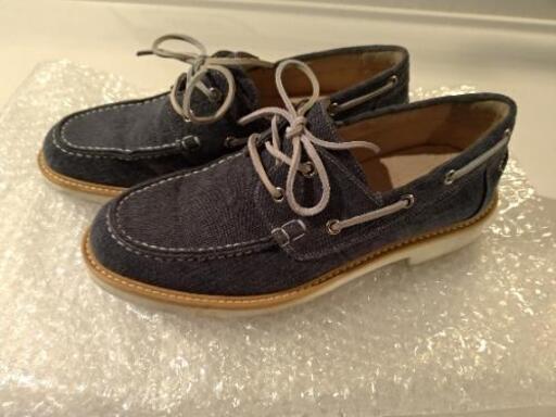 取引中【美品】stefanorossi  メンズ  デッキシューズ 26.5～27cm