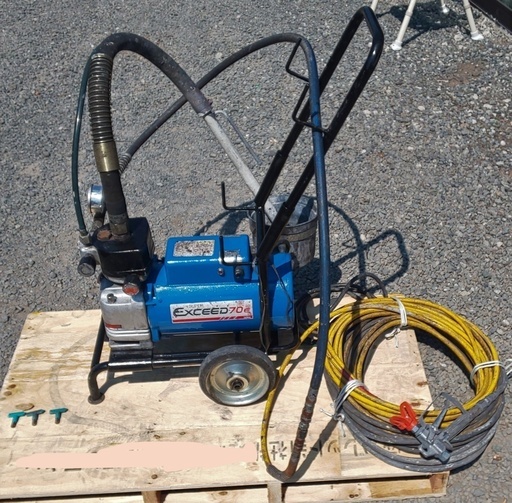 精和　塗装機　電動エアレス　EXCEED７０E　ターンクリーンチップ3個付きます