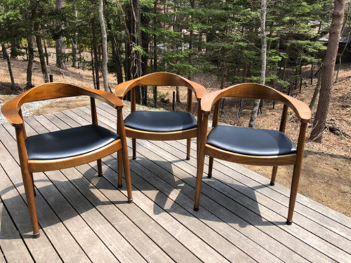 【終了】ハンス・ウェグナーThe Chairのリブロダクト品3脚